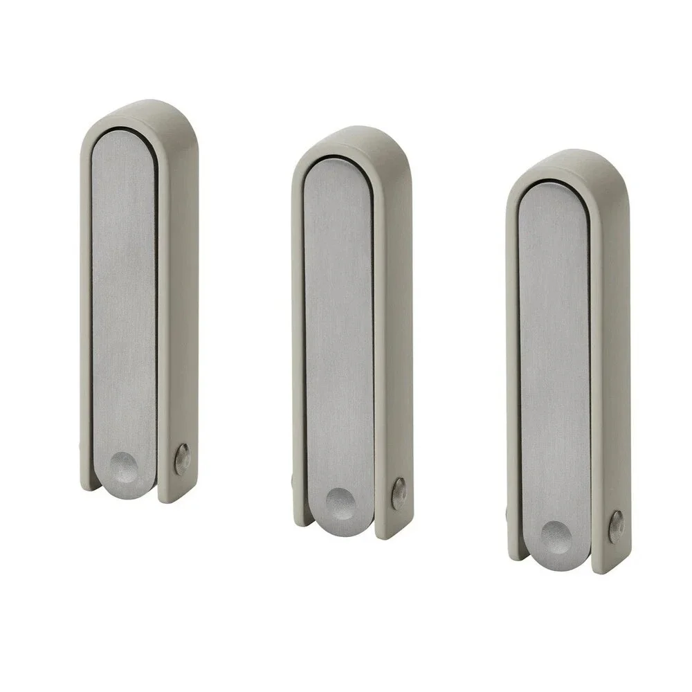 IKEA KLYKET Folding Hook pack of 3 Wall Mounted Aluminum NEW in box